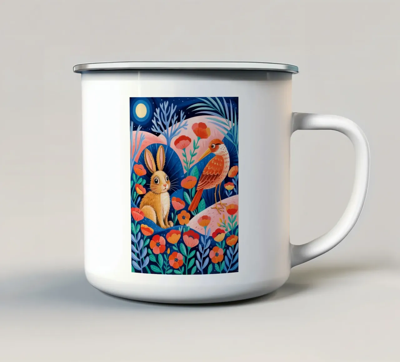 Compagni della natura tazza in smalto da Murni Strokes