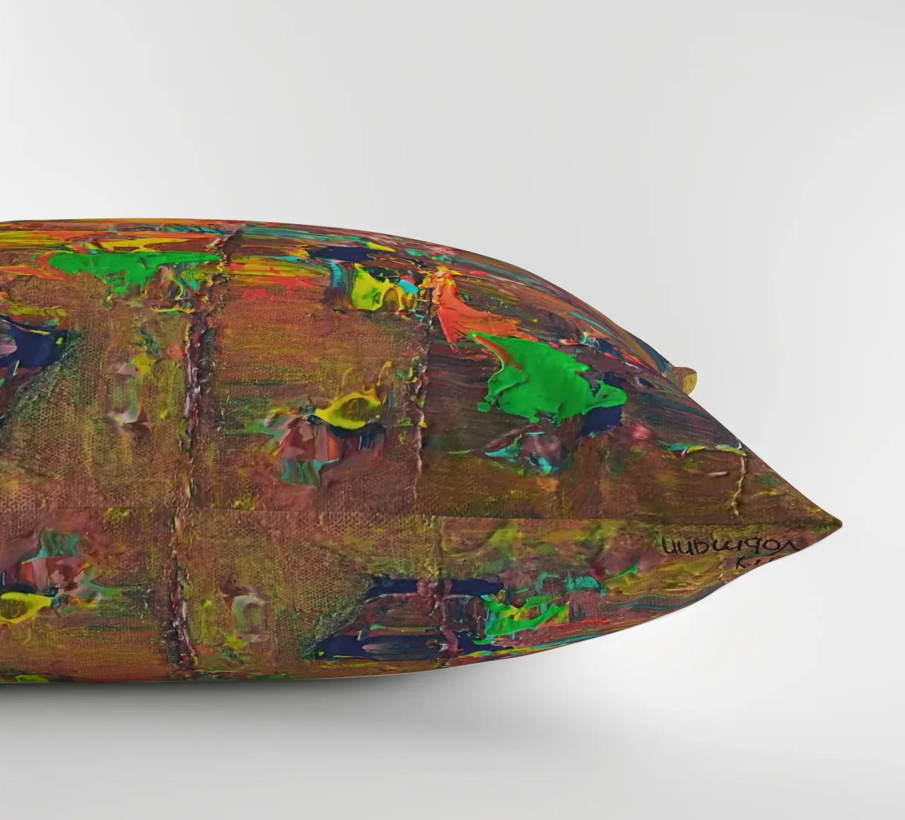 Ewigkeit Kissen von Thierry Vobmann Abstract painting