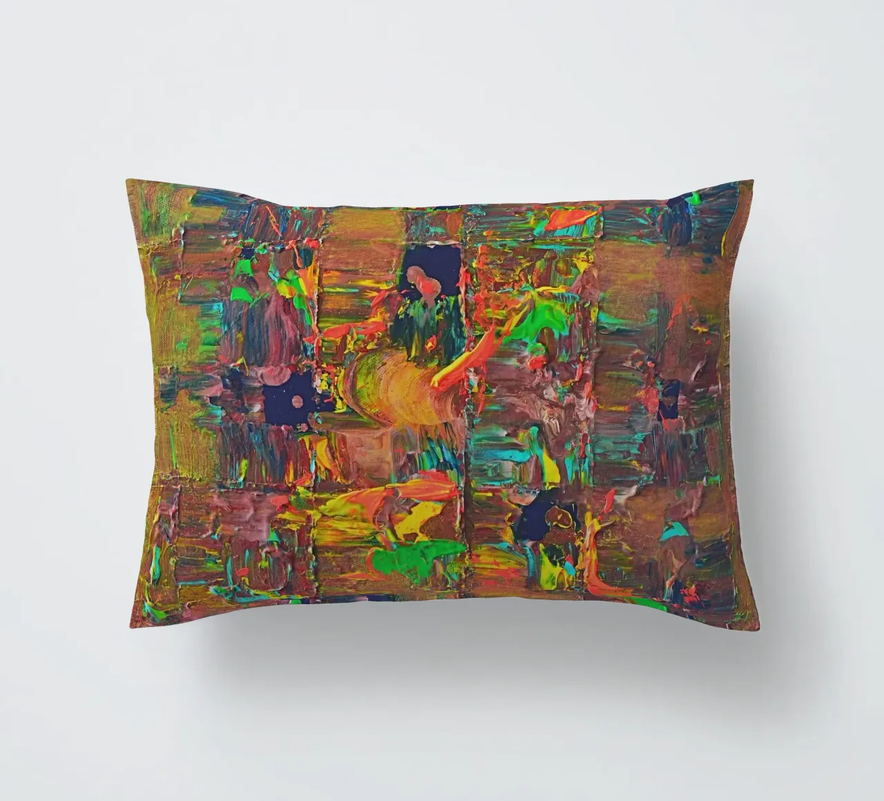 Ewigkeit Kissen von Thierry Vobmann Abstract painting