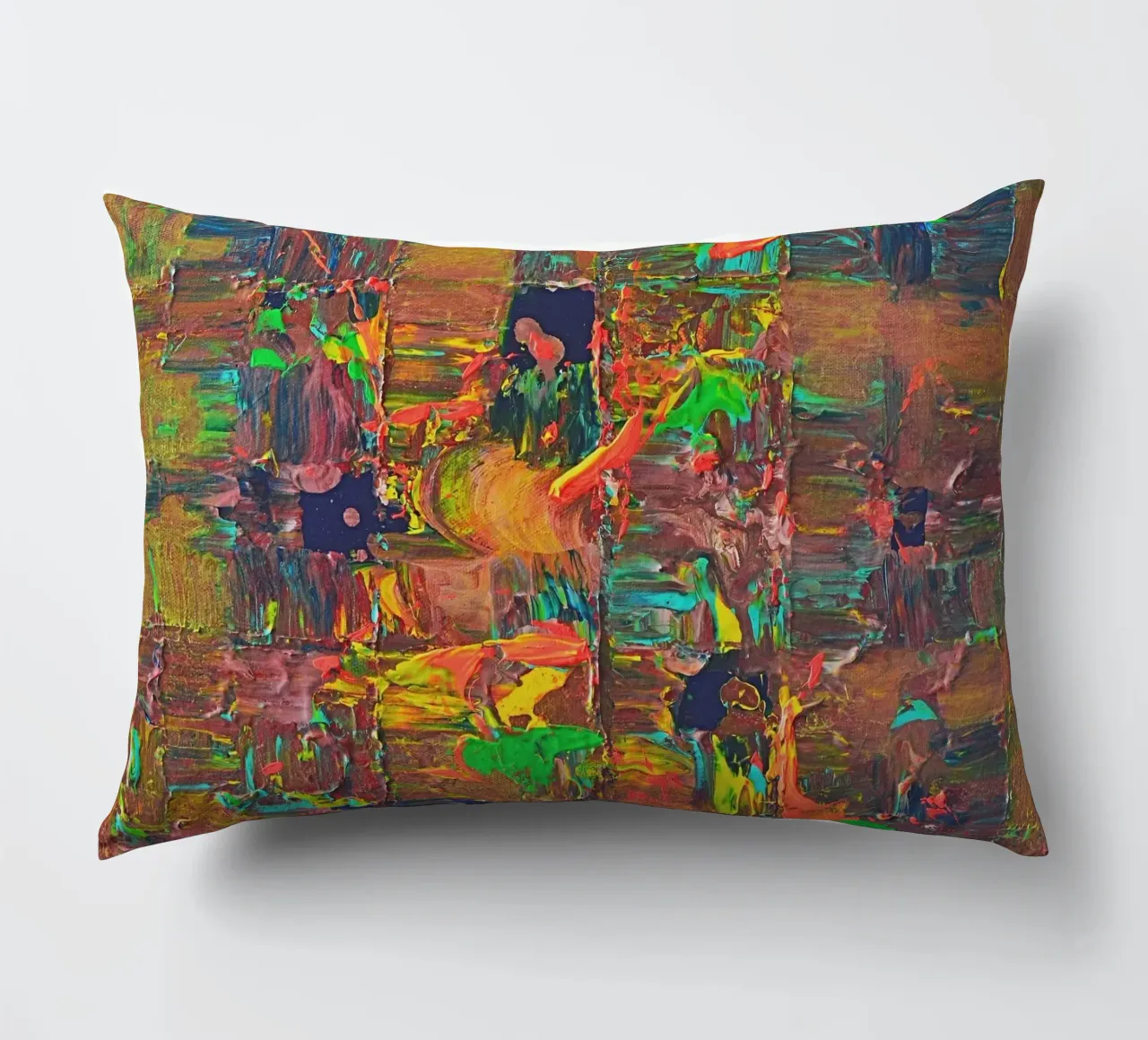 Ewigkeit Kissen von Thierry Vobmann Abstract painting