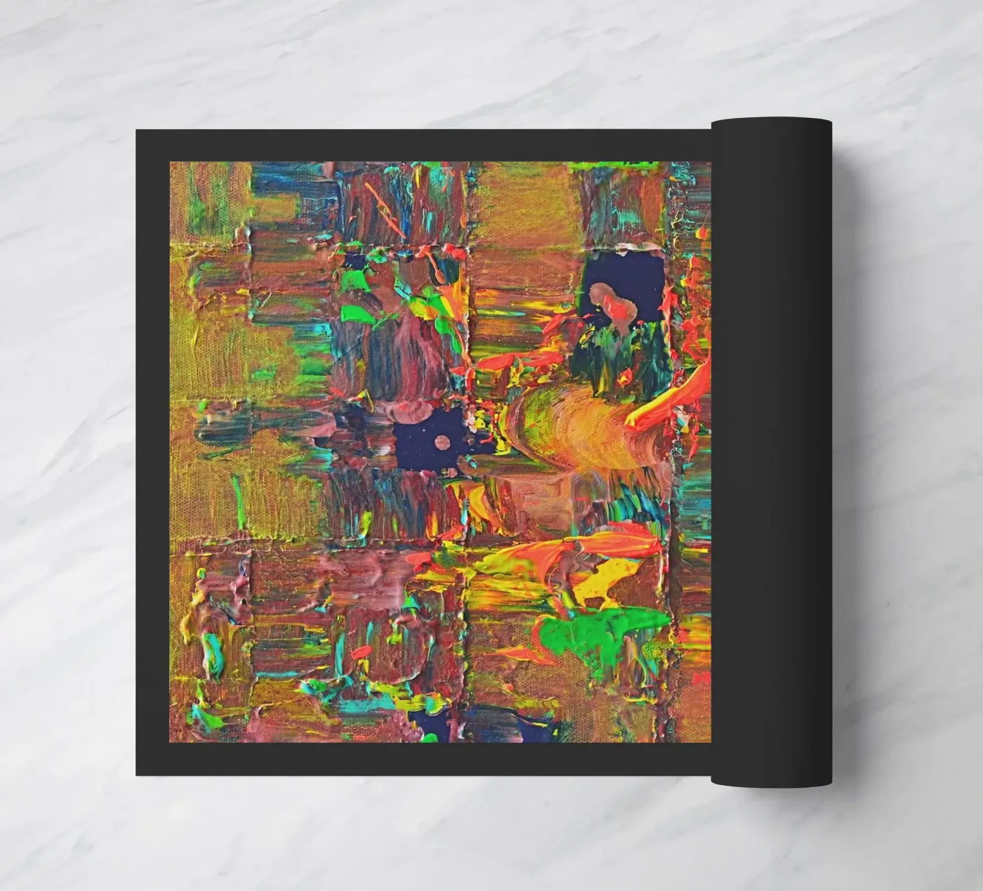 Eternity doormat by Thierry Vobmann Abstract painting