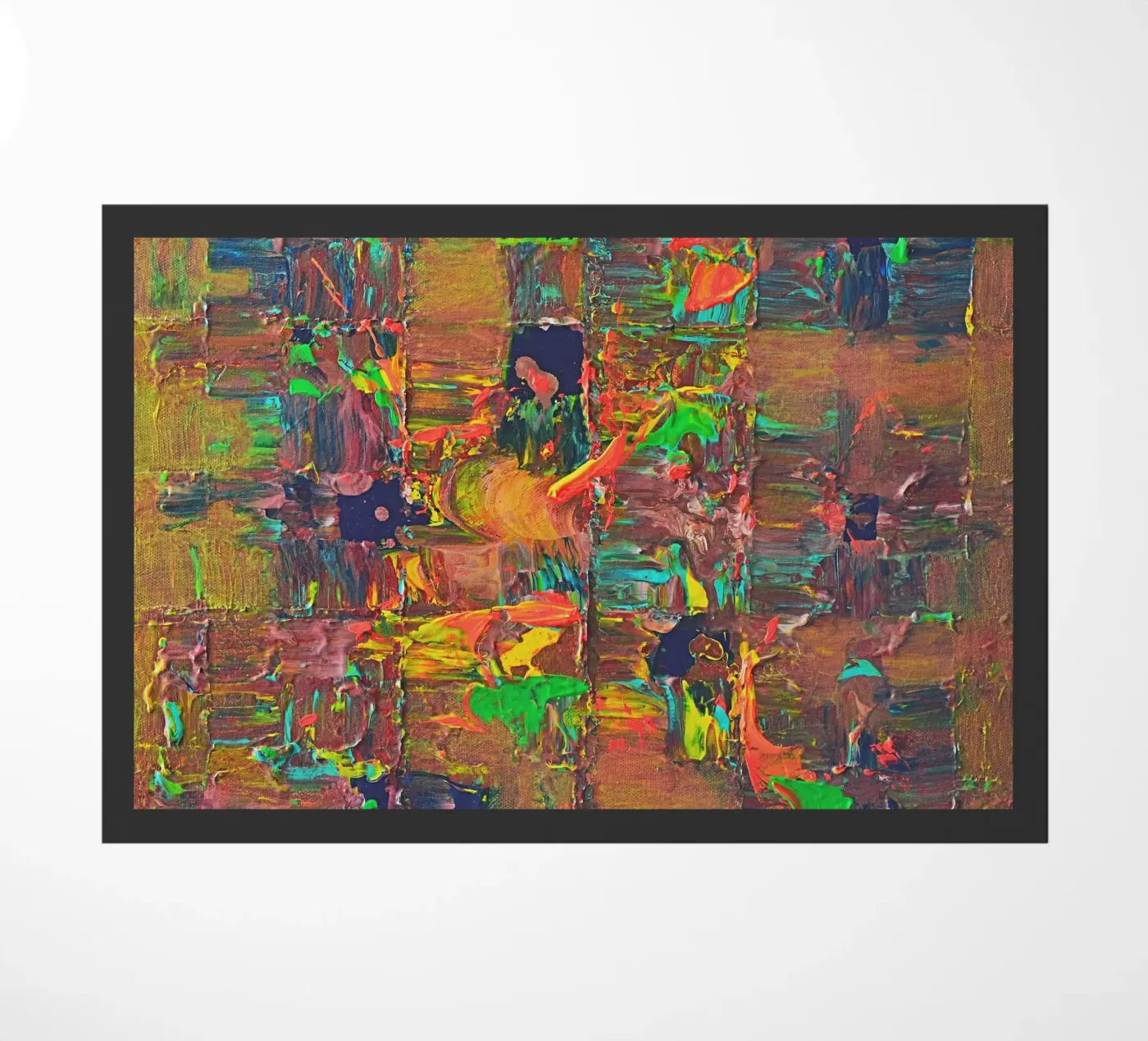 Eternity doormat by Thierry Vobmann Abstract painting
