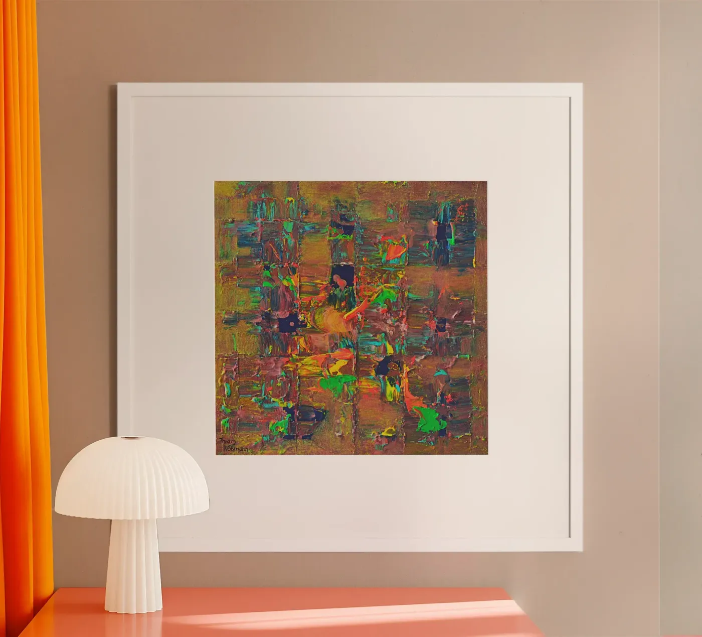 Eternity poster by Thierry Vobmann Abstract painting