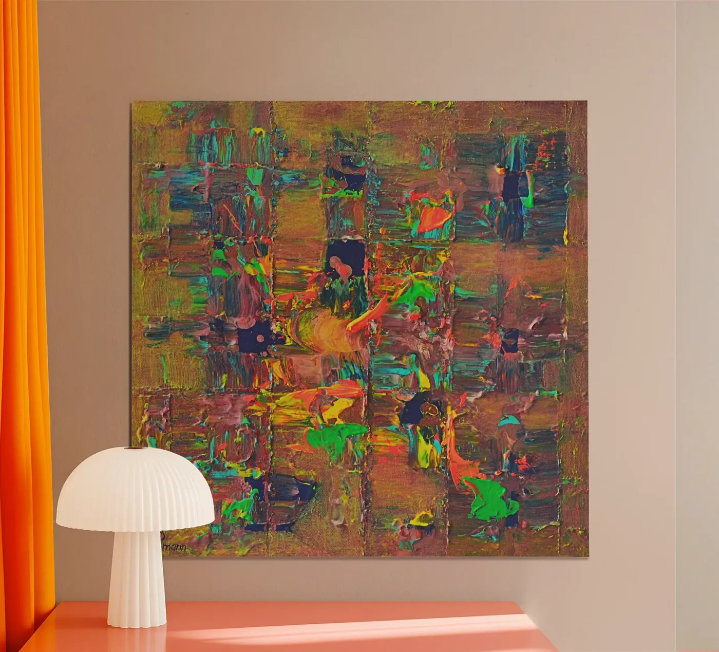 Eternity poster by Thierry Vobmann Abstract painting