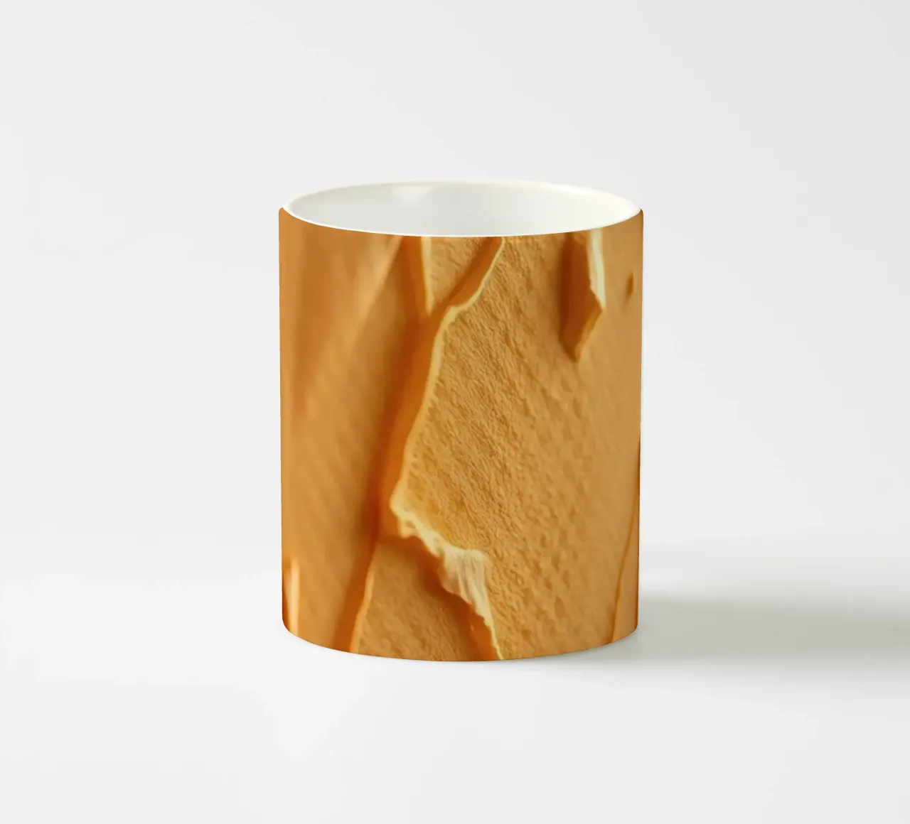 Gestructureerd abstract behang achtergrond warme tinten keramische mok van DesignDoodle