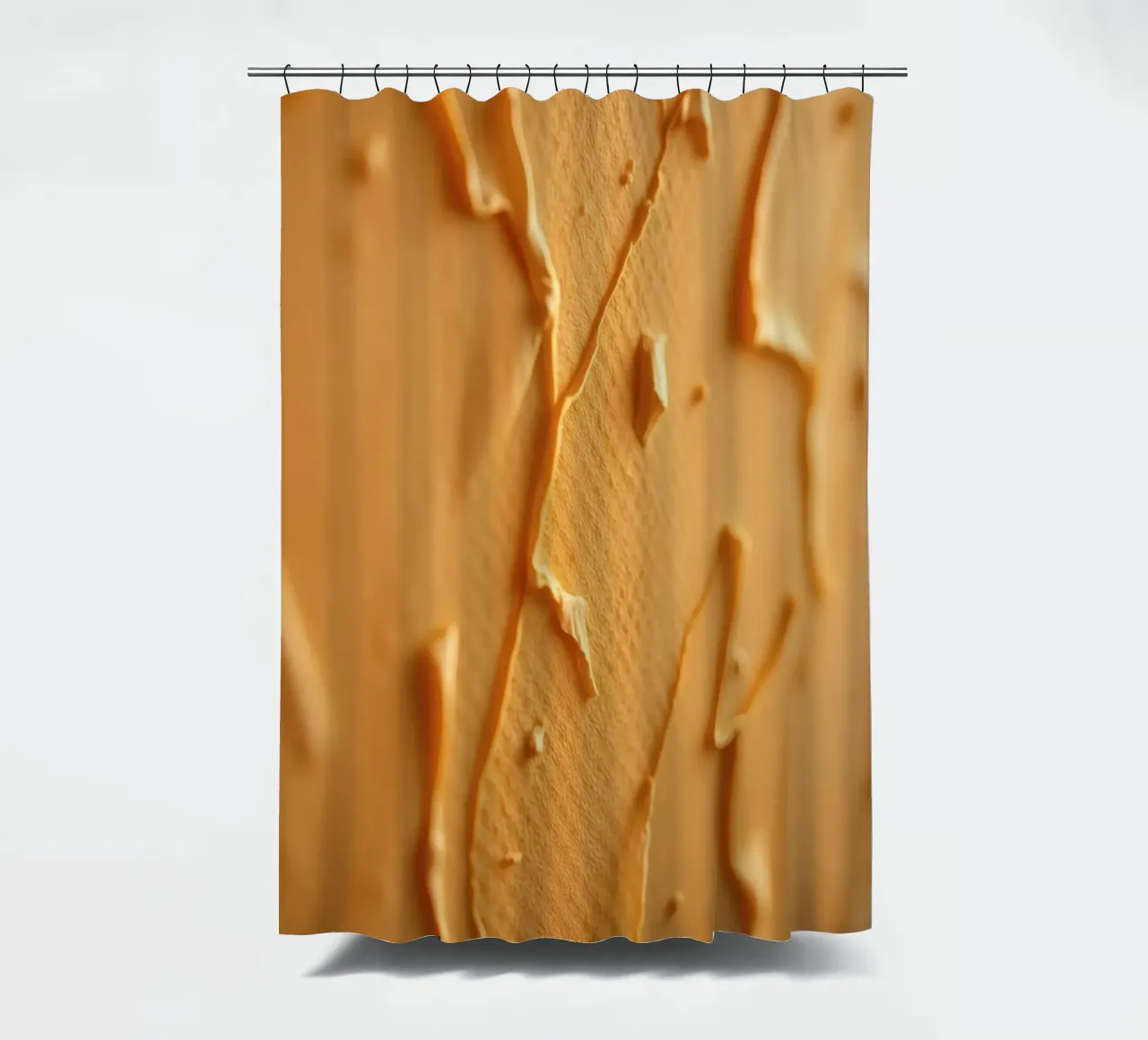 Gestructureerd abstract behang achtergrond warme tinten douchegordijn van DesignDoodle