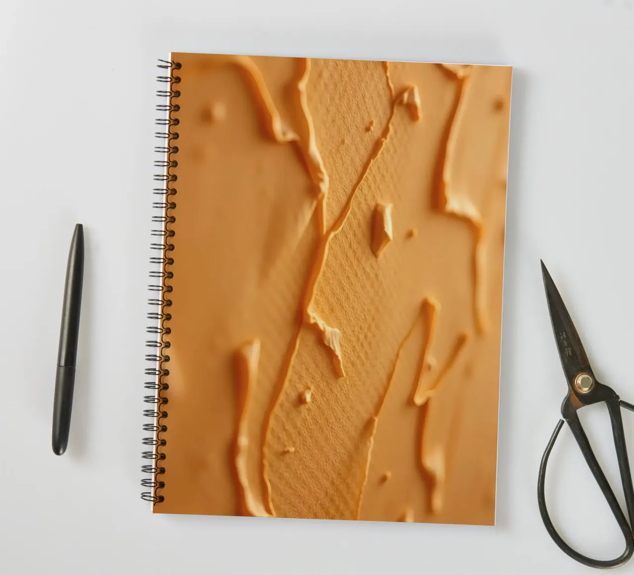 Sfondo astratto strutturato per carta da parati dai toni caldi diario ad anelli da DesignDoodle