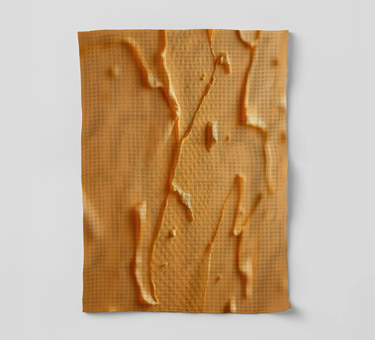 Fond d'écran abstrait texturé aux tons chauds torchon de DesignDoodle