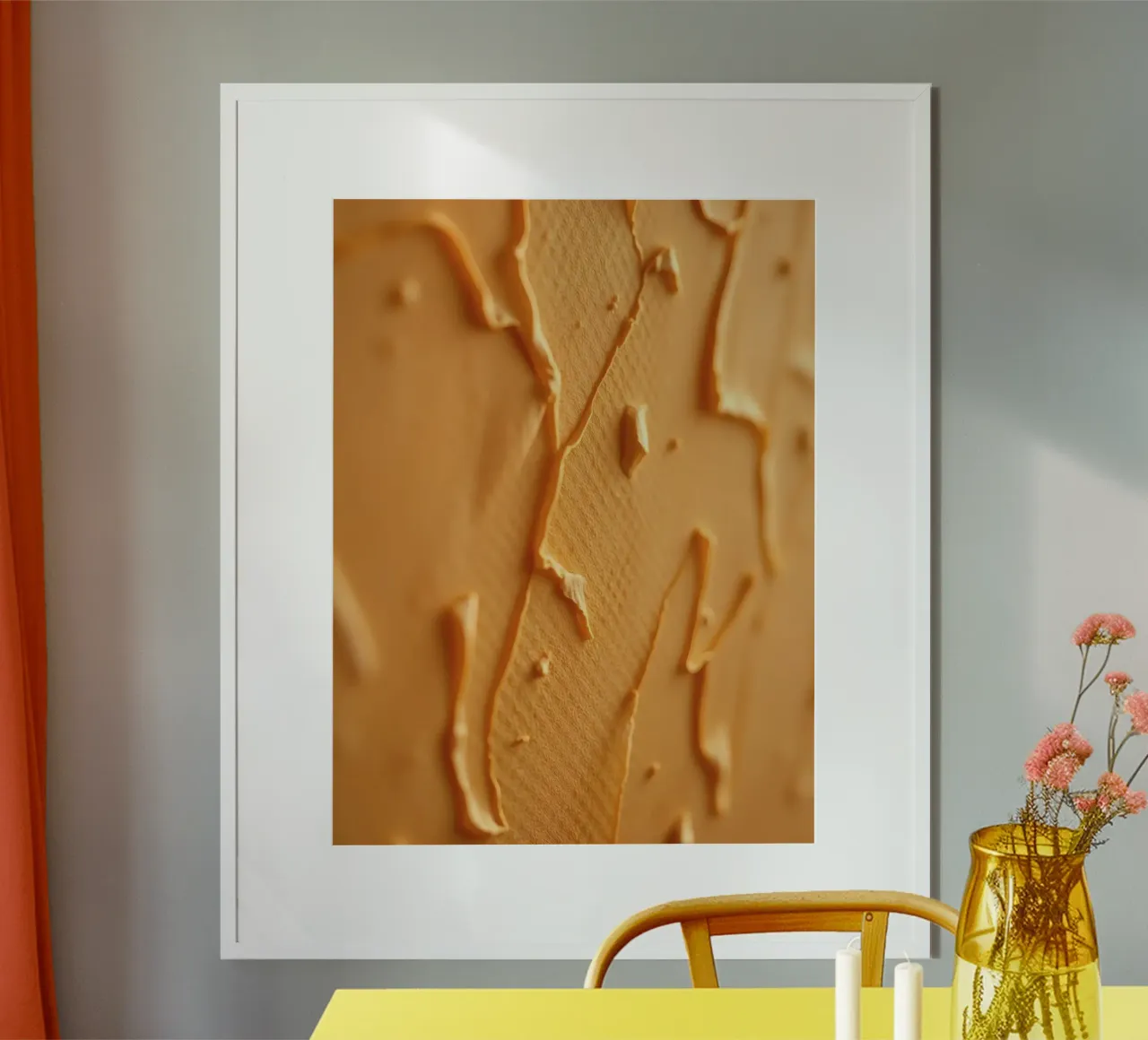 Textured abstract wallpaper background warm tones hahnemühle by DesignDoodle