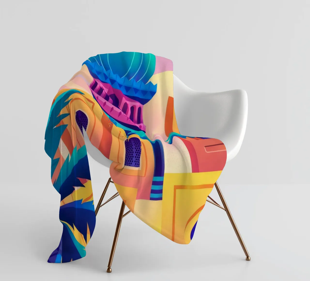 Splendore architettonico coperta in pile da Murni Strokes