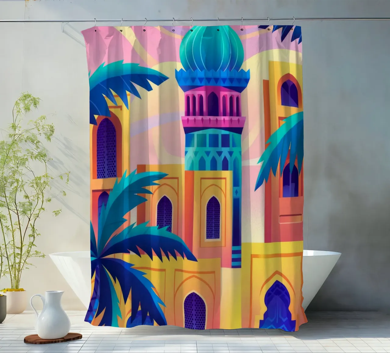 Splendore architettonico tenda da doccia da Murni Strokes