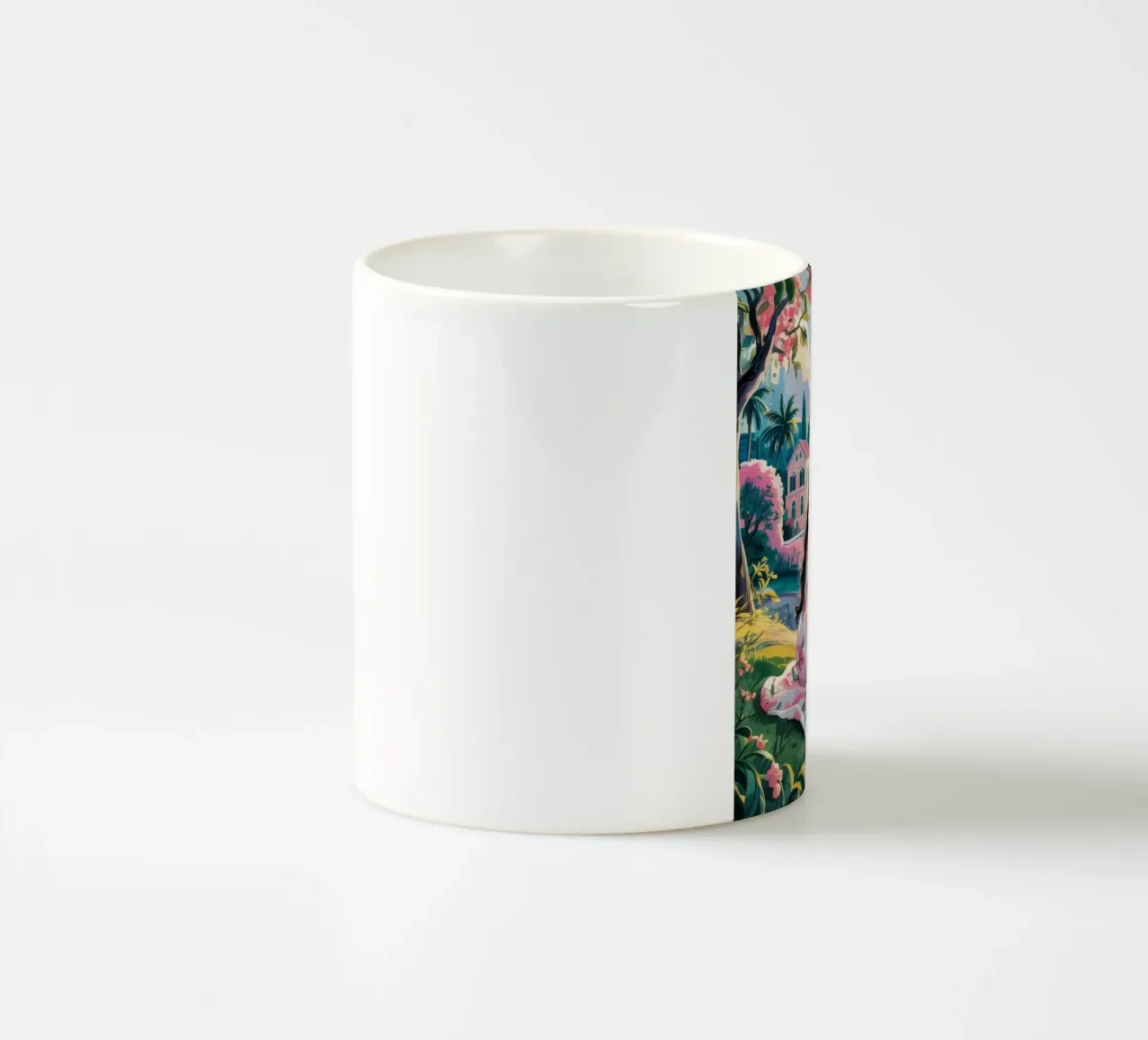 Tranquillità del fiume tazza in ceramica da Murni Strokes