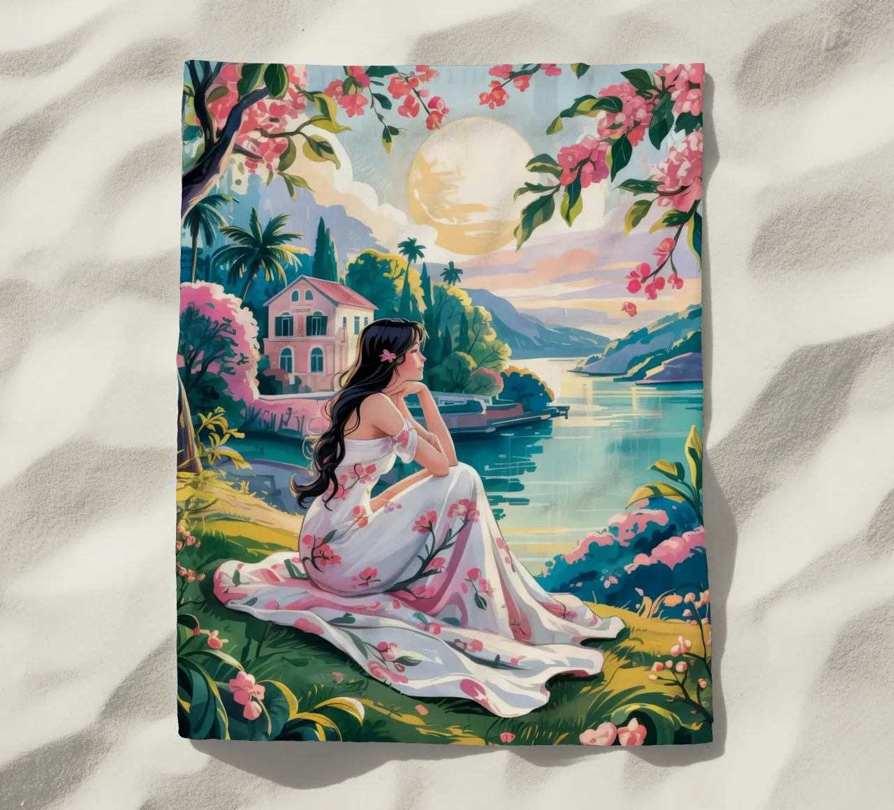 Tranquillità del fiume telo mare da Murni Strokes