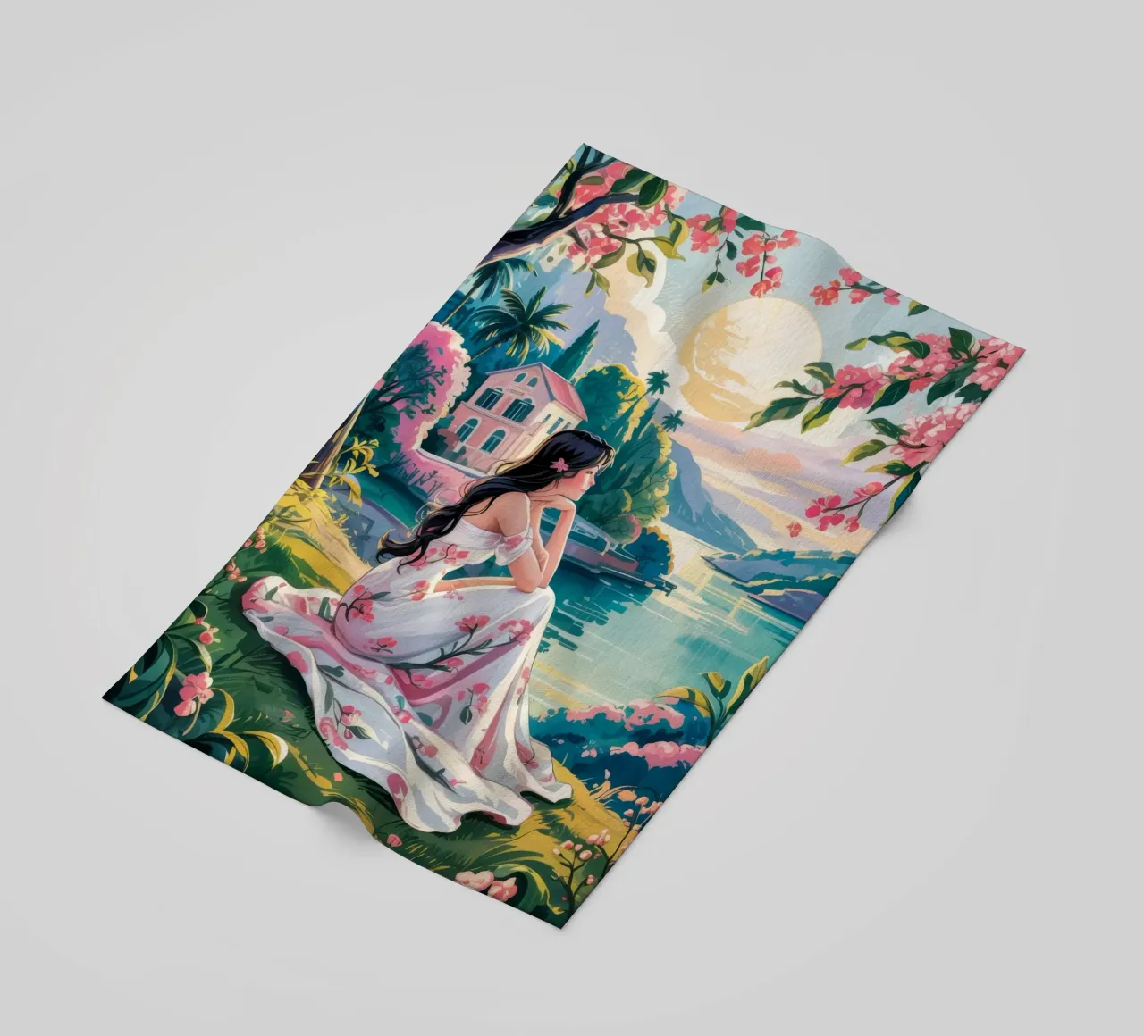 Tranquillità del fiume telo mare da Murni Strokes