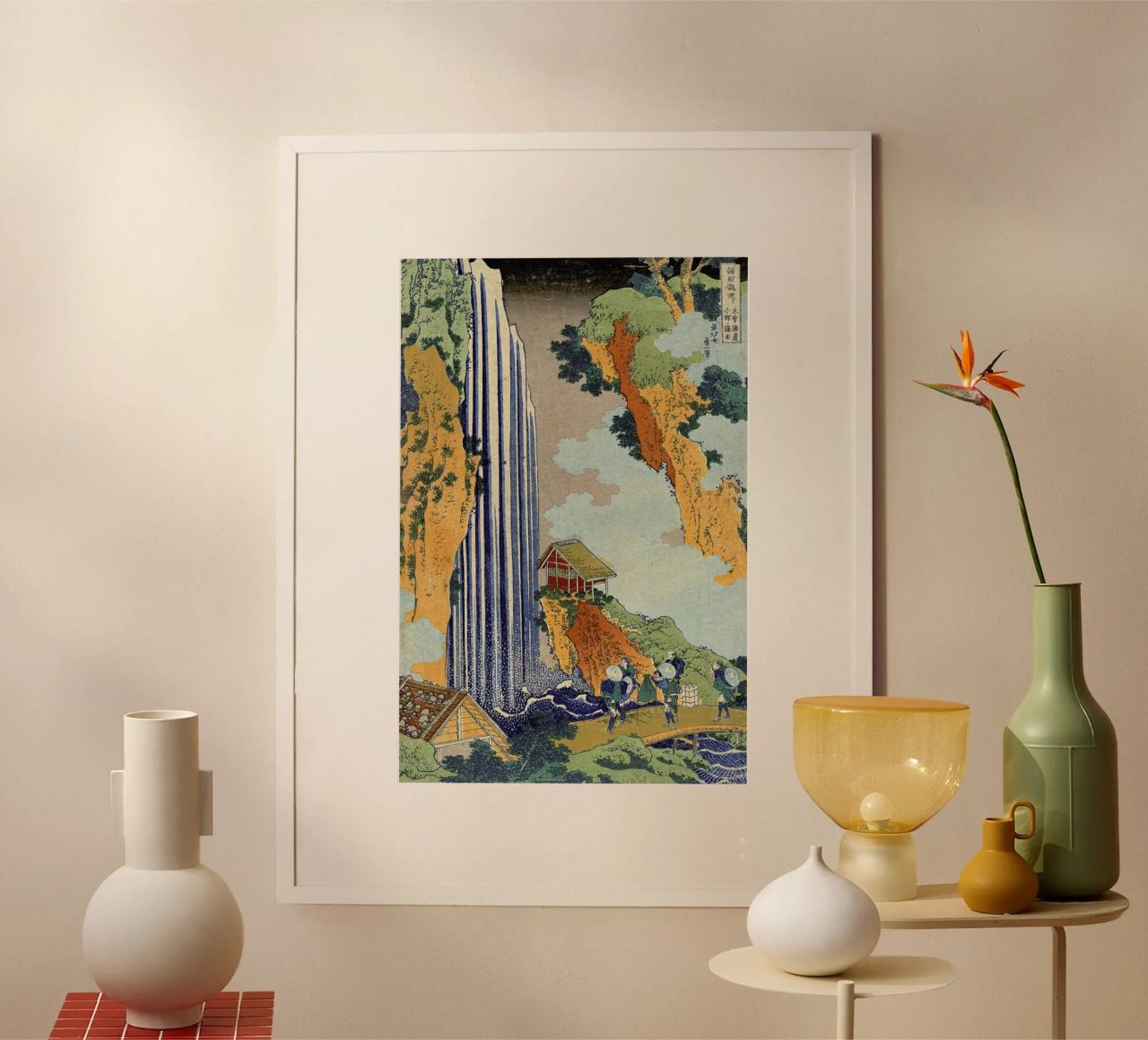 Hokusai - Ono Waterfall, the Kiso Highway poster de ARTOTHEK