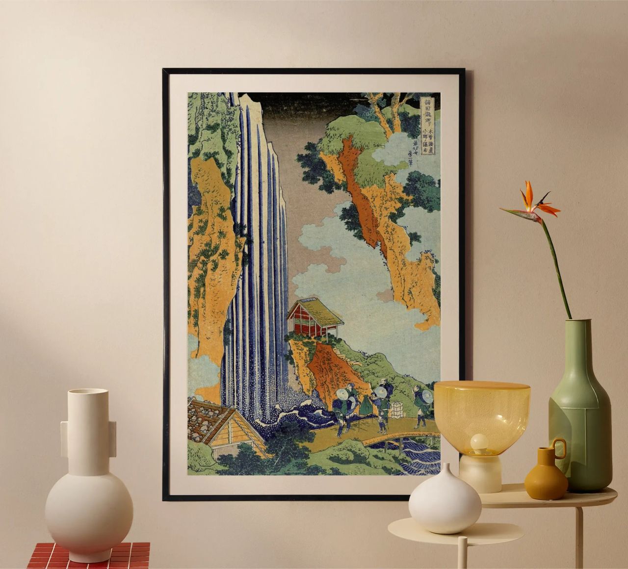 Hokusai - Ono Waterfall, the Kiso Highway poster de ARTOTHEK