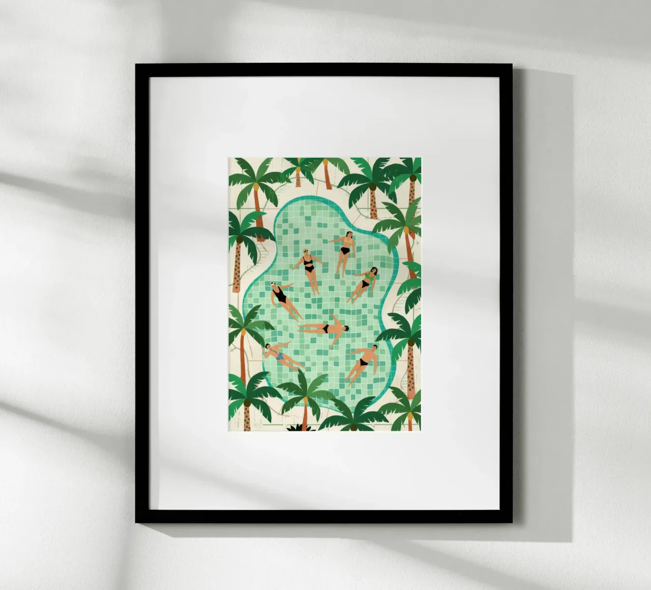 Poolside Freizeit Poster von Murni Strokes