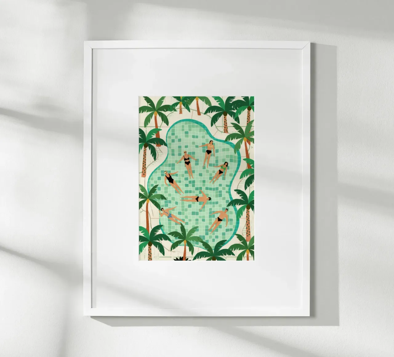 Poolside Freizeit Poster von Murni Strokes