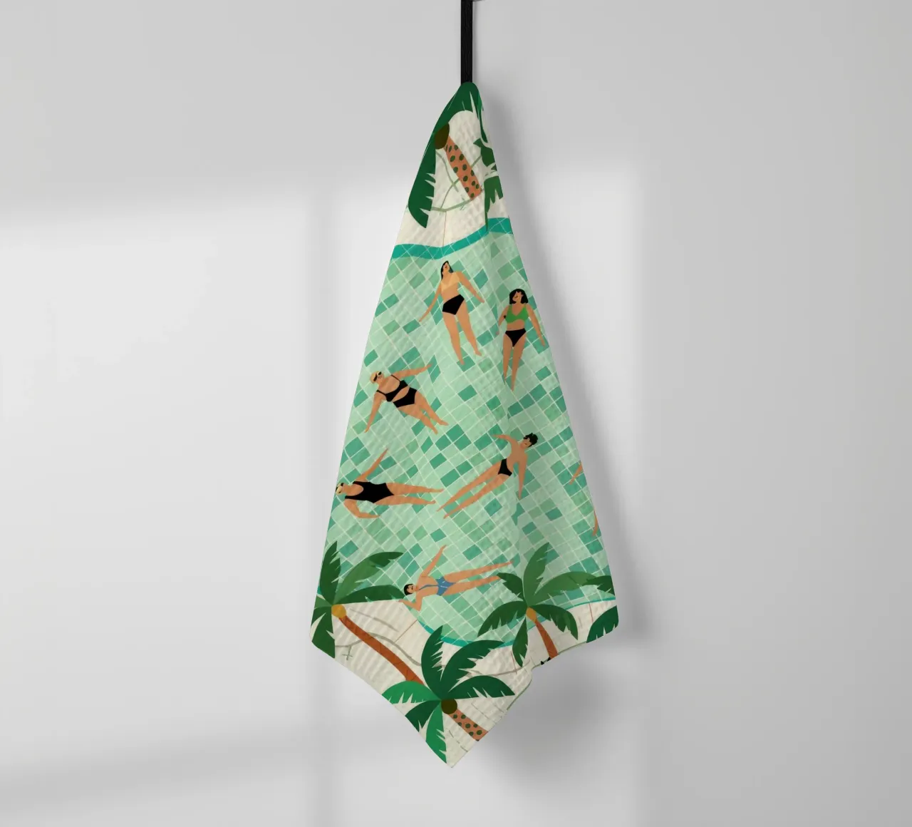 Poolside Freizeit Geschirrtuch von Murni Strokes