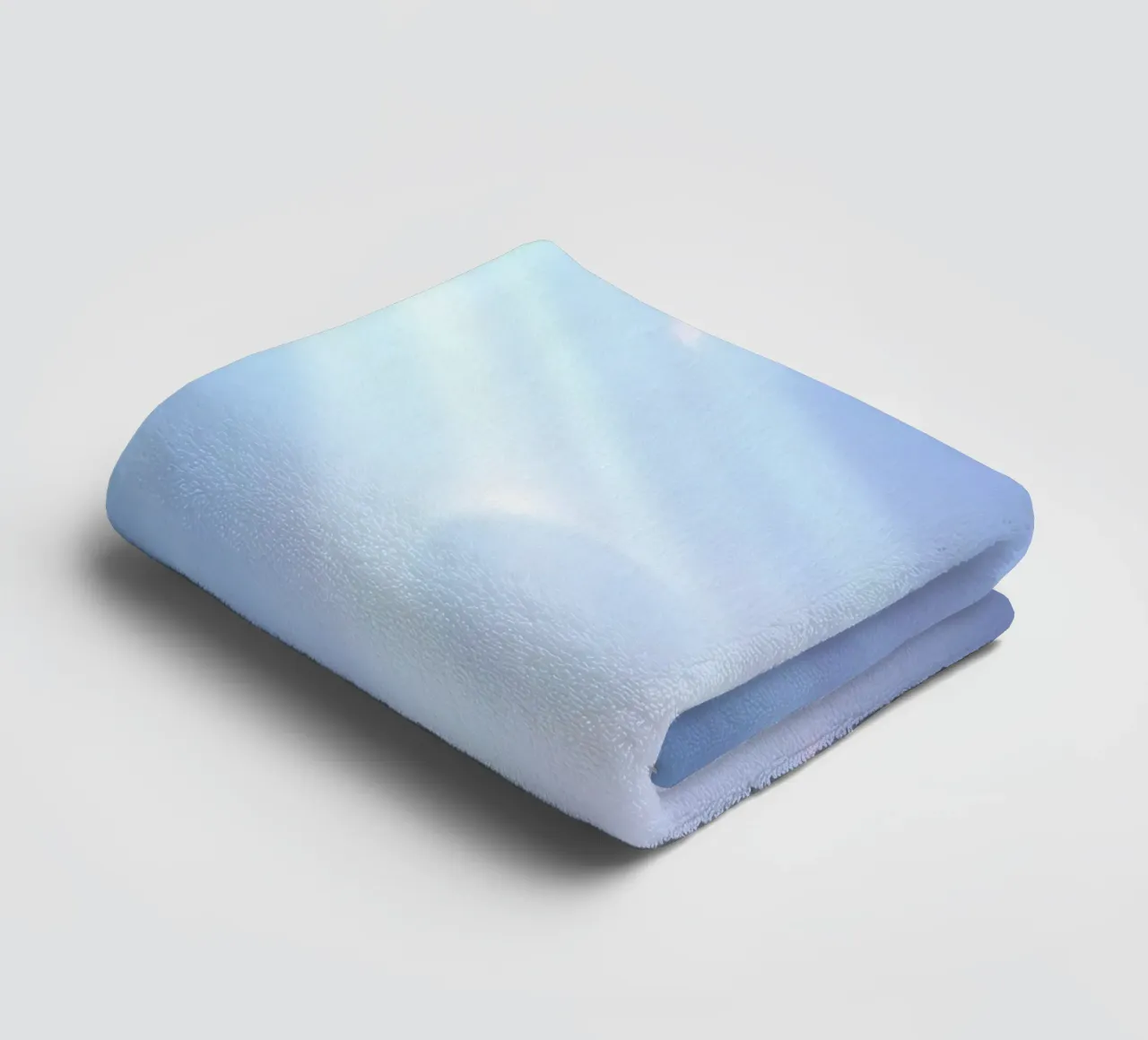 Morbidi fasci di luce blu creano un rilassante sfondo astratto asciugamano da bagno da DesignDoodle