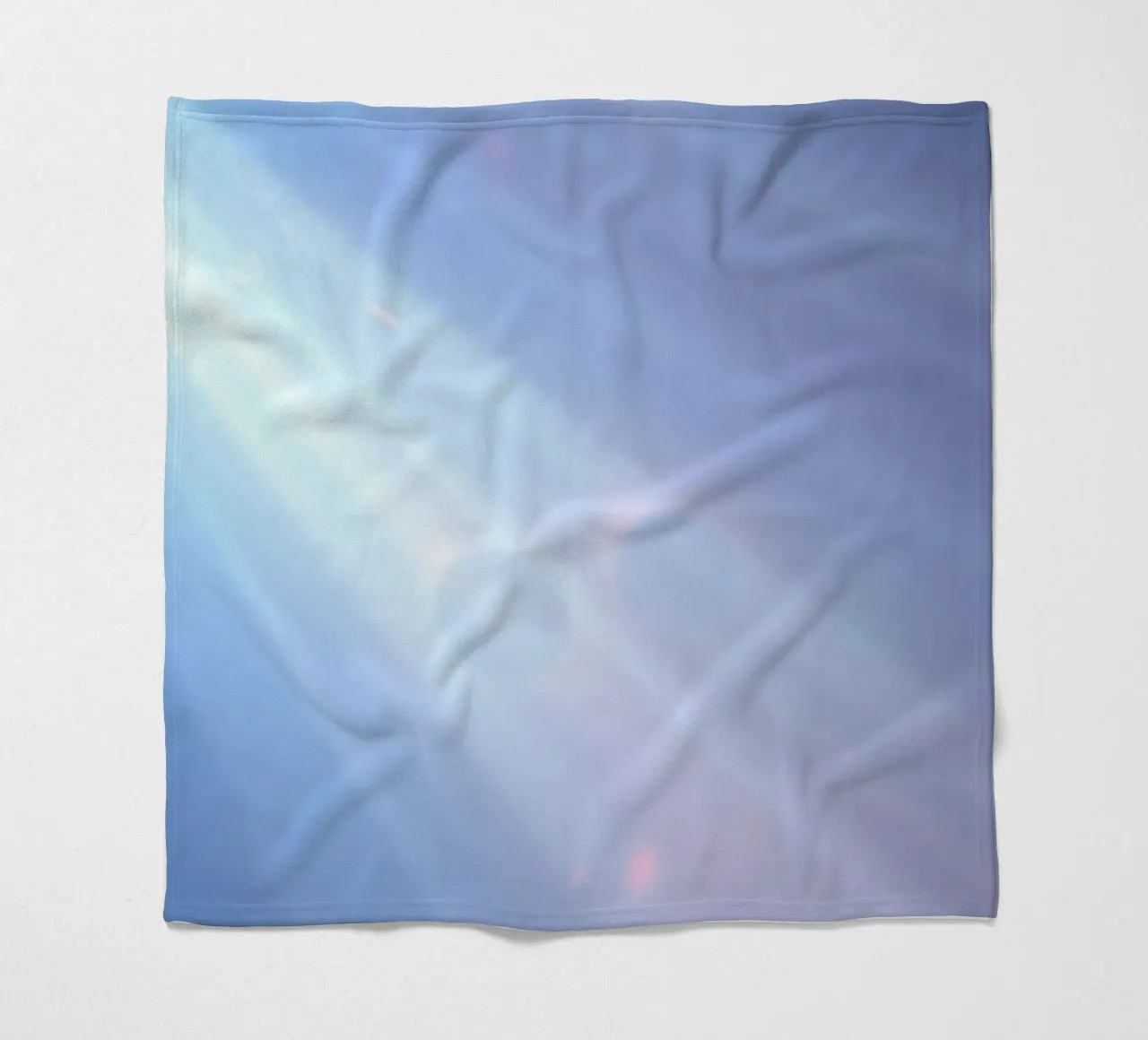 Soft blue light beams create a calming abstract background fleece blanket by DesignDoodle