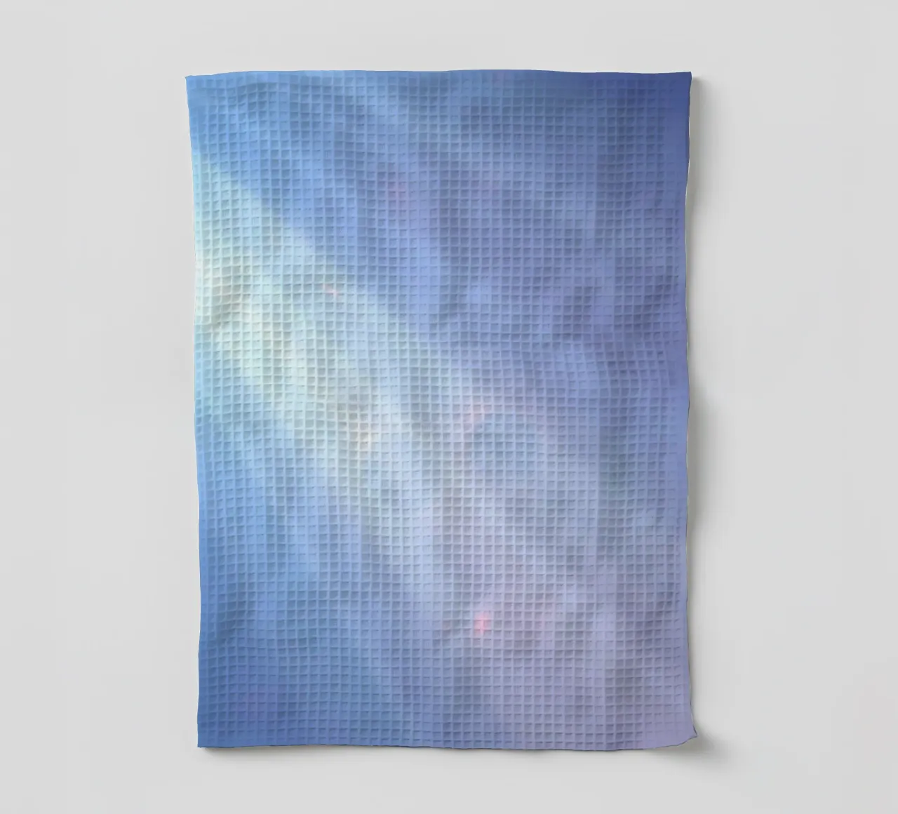 Sanfte blaue Lichtstrahlen schaffen einen beruhigenden abstrakten Hintergrund Geschirrtuch von DesignDoodle