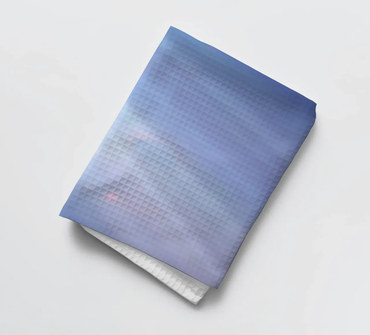 Sanfte blaue Lichtstrahlen schaffen einen beruhigenden abstrakten Hintergrund Geschirrtuch von DesignDoodle