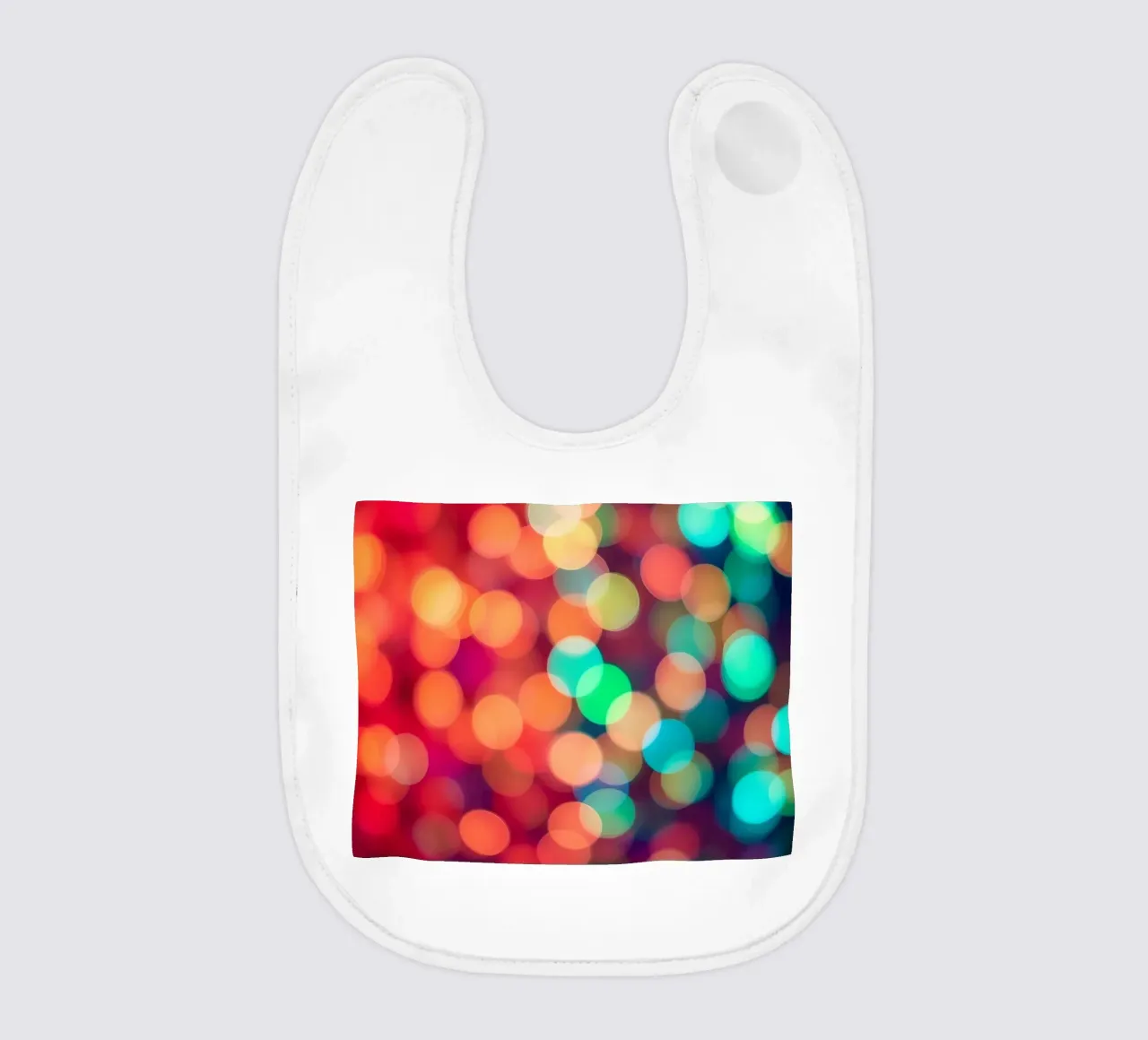Vibrante sfondo astratto bokeh effetto sfocato bavaglino da DesignDoodle