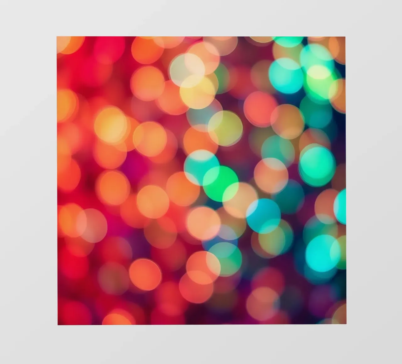 Levendige abstracte bokeh achtergrond wazig effect pvc-zeil van DesignDoodle