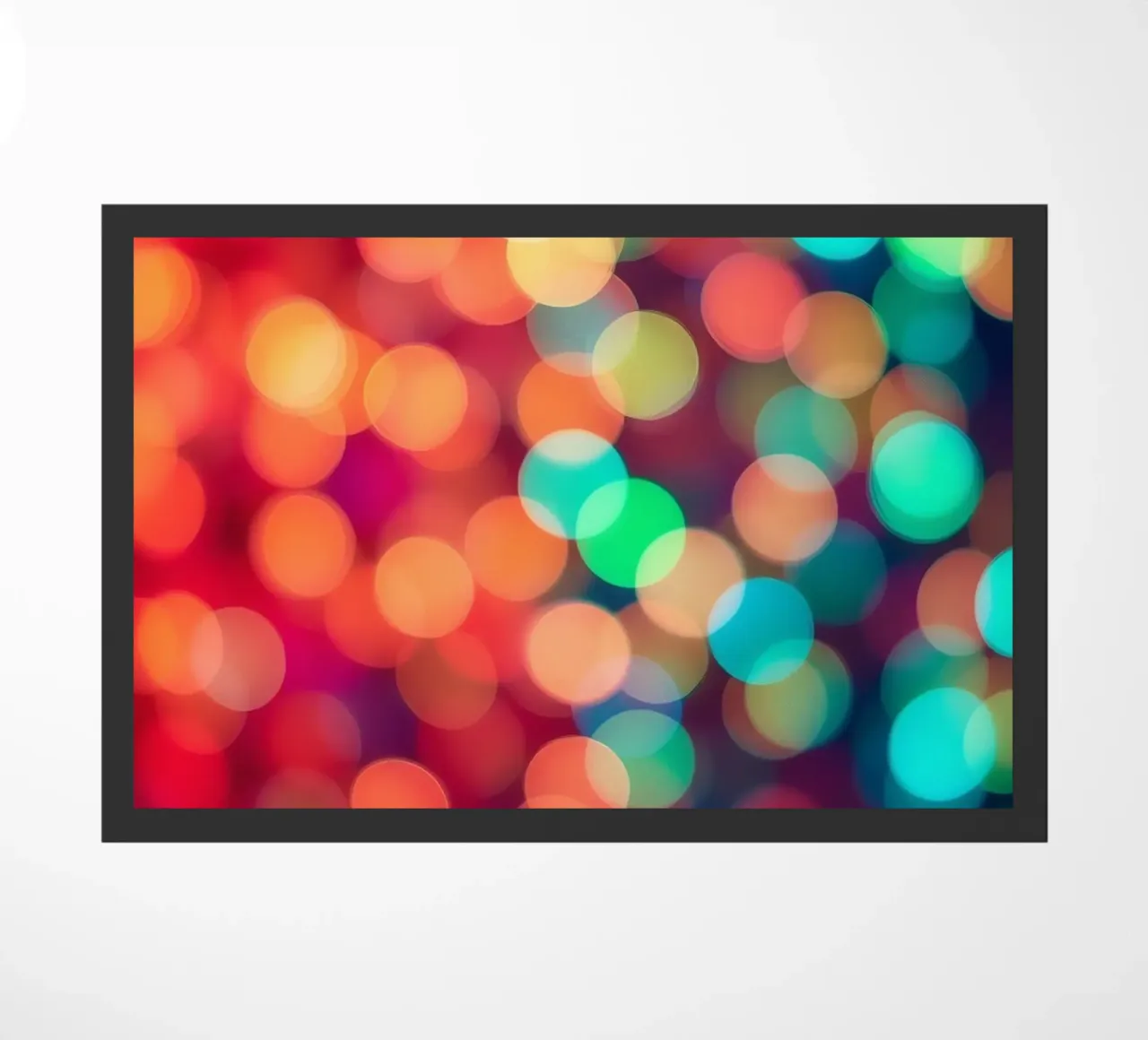 Vibrante sfondo astratto bokeh effetto sfocato zerbino da DesignDoodle