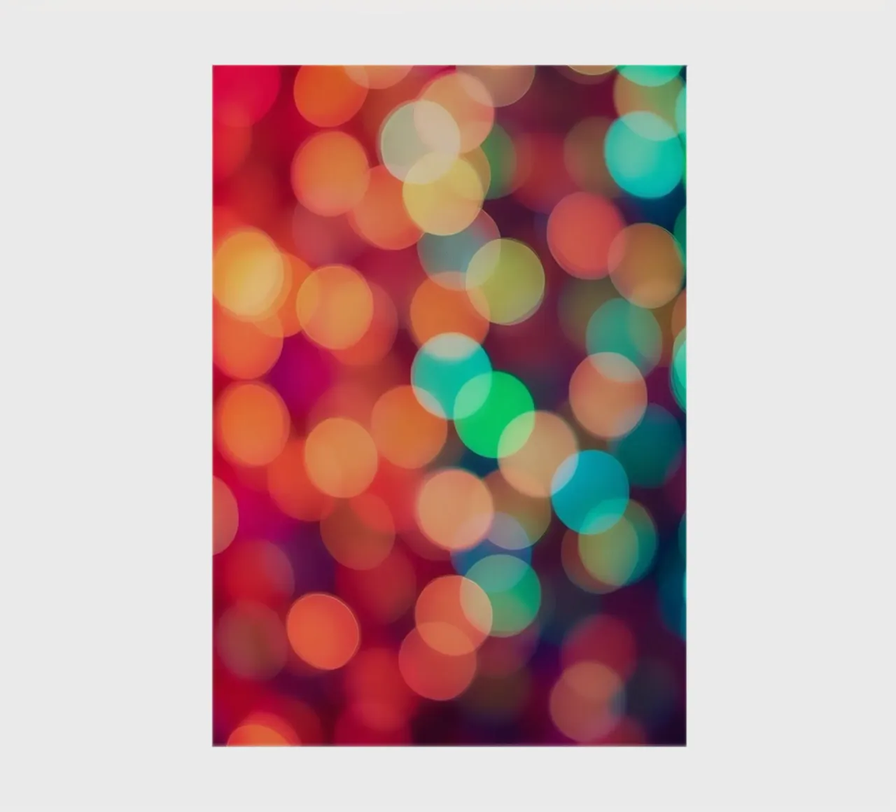 Vibrant abstract bokeh background blurred effect notebook by DesignDoodle