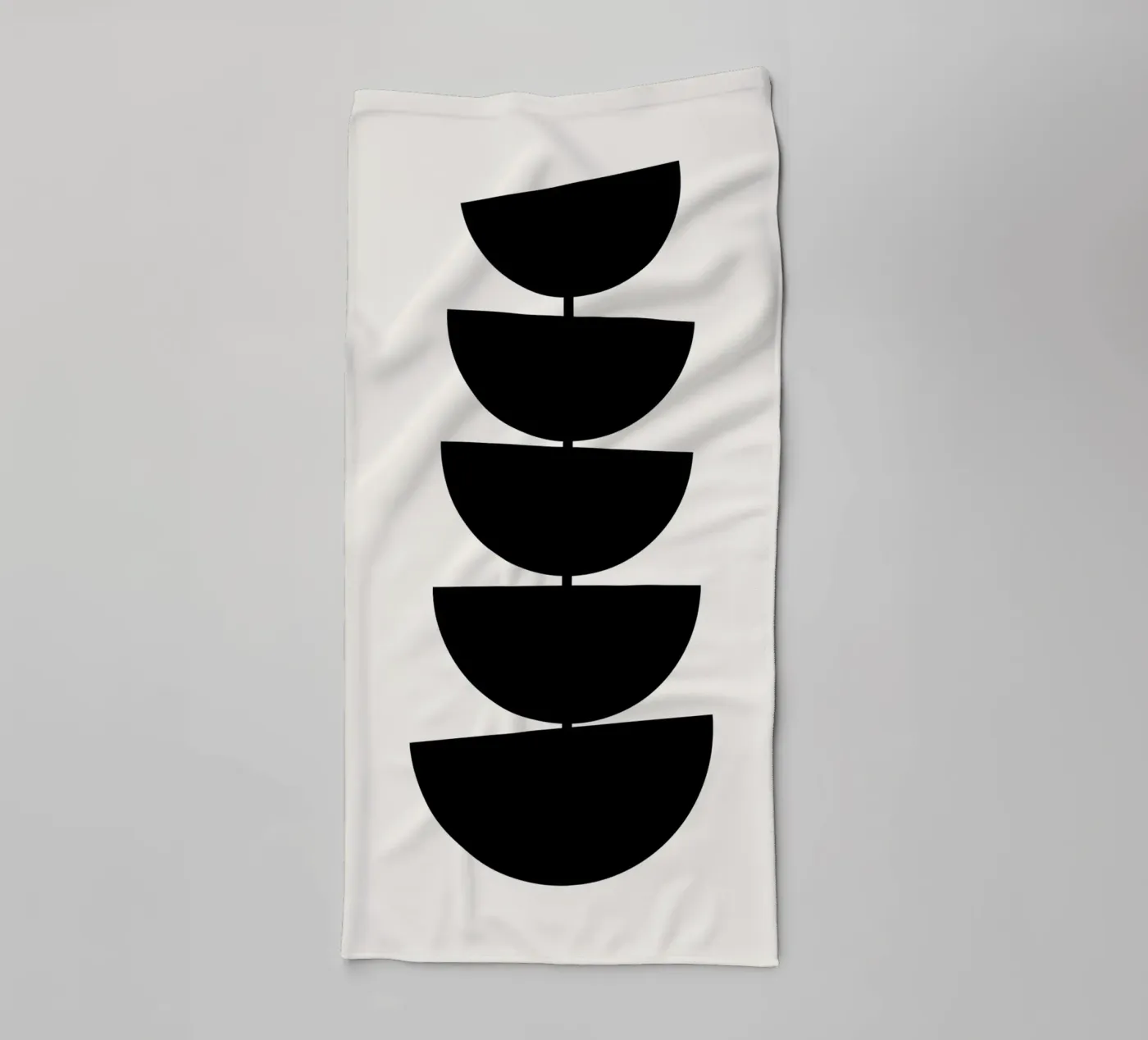 Stem badhanddoek van Rose Beck Art