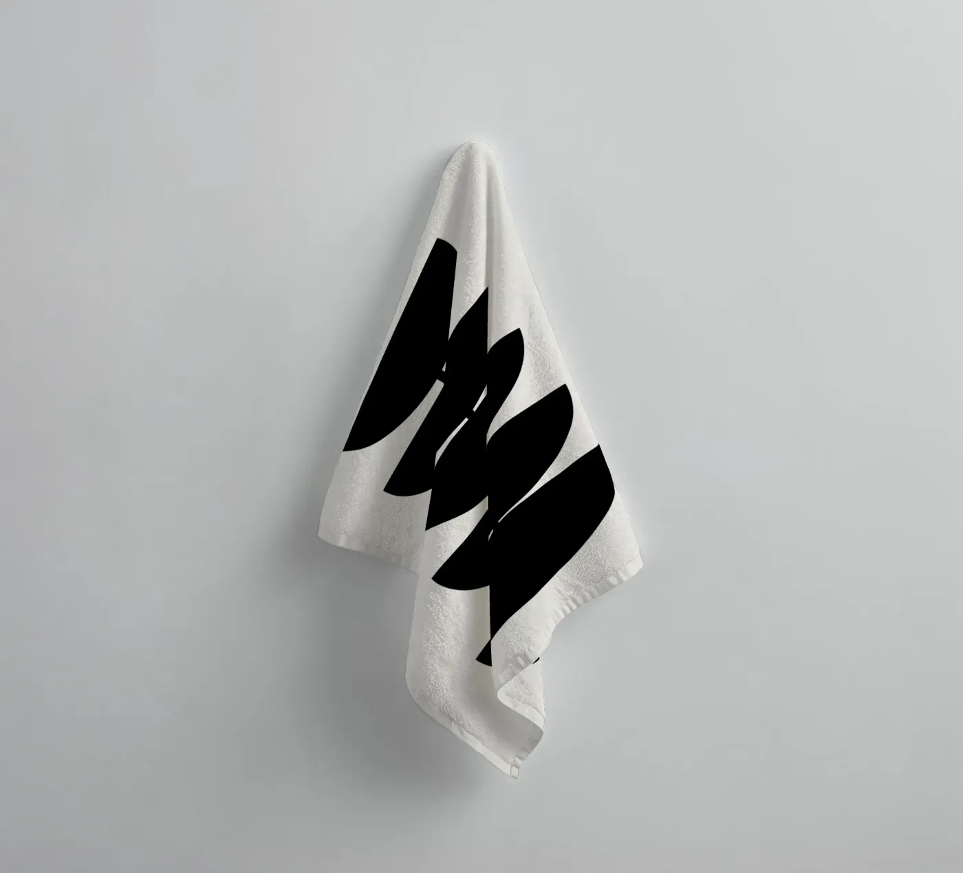 Stem badhanddoek van Rose Beck Art