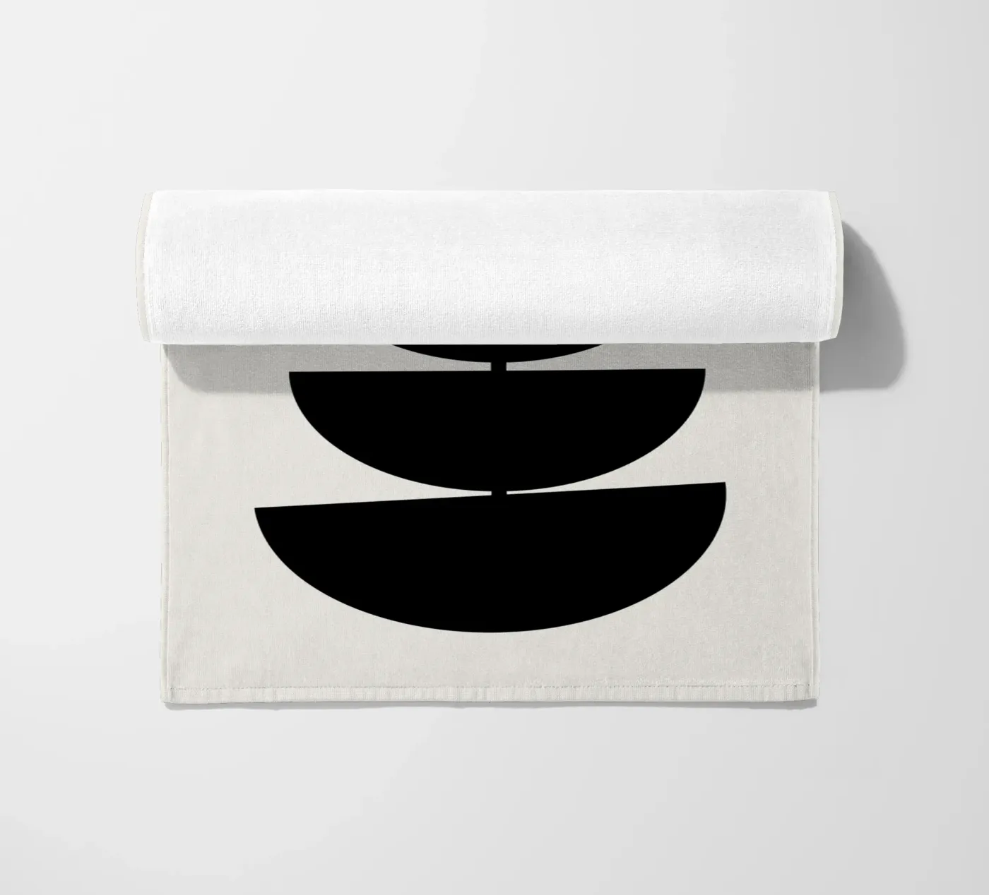 Stem beach towel by Rose Beck Art