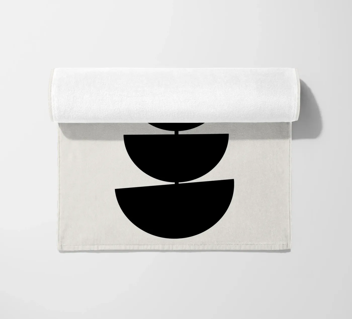 Stem beach towel by Rose Beck Art