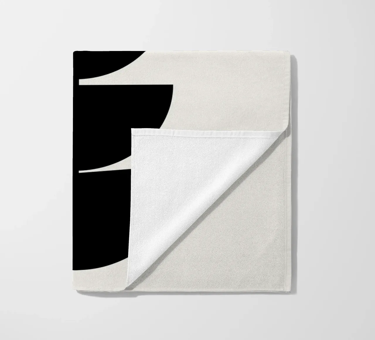 Stem beach towel by Rose Beck Art