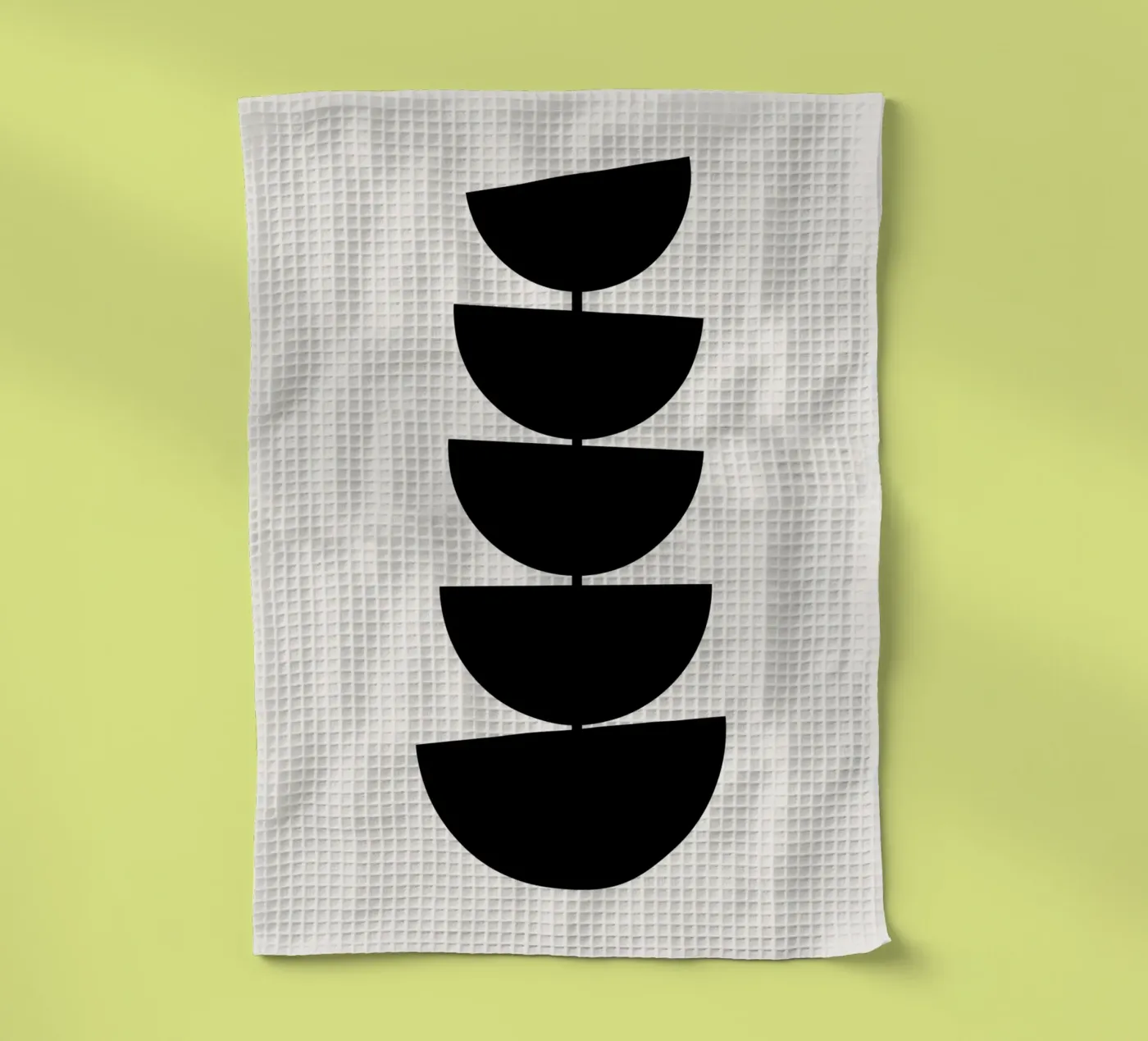 Stem tea towel by Rose Beck Art