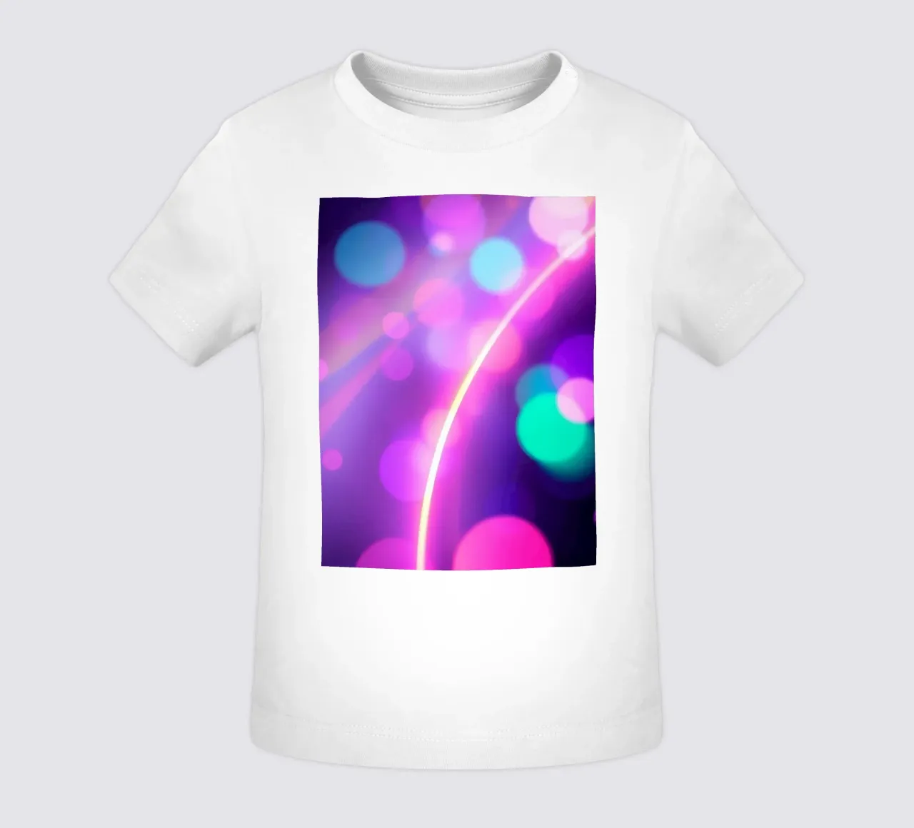 Vibrante sfondo astratto con cerchi colorati sfocati maglietta neonato da DesignDoodle