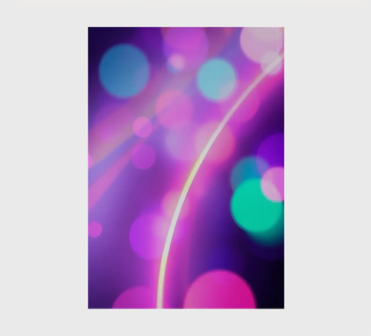 Vibrant abstract background with colorful circles blurred notebook by DesignDoodle