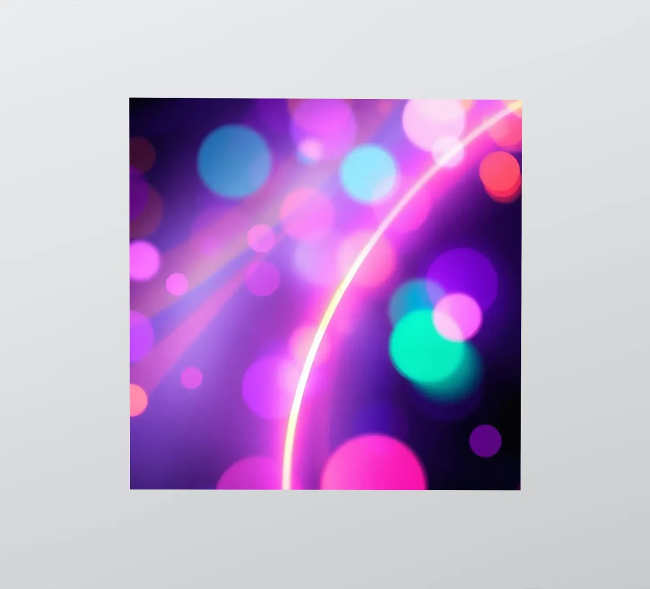 Vibrant abstract background with colorful circles blurred sticker by DesignDoodle