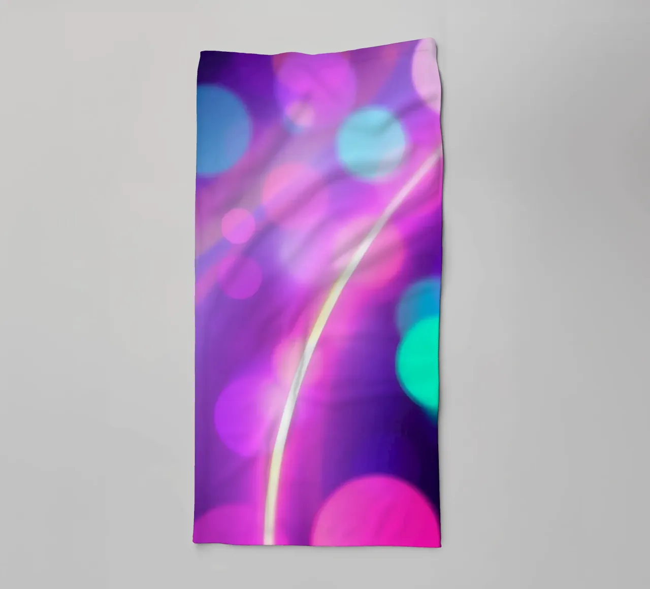 Vibrant abstract background with colorful circles blurred towel by DesignDoodle
