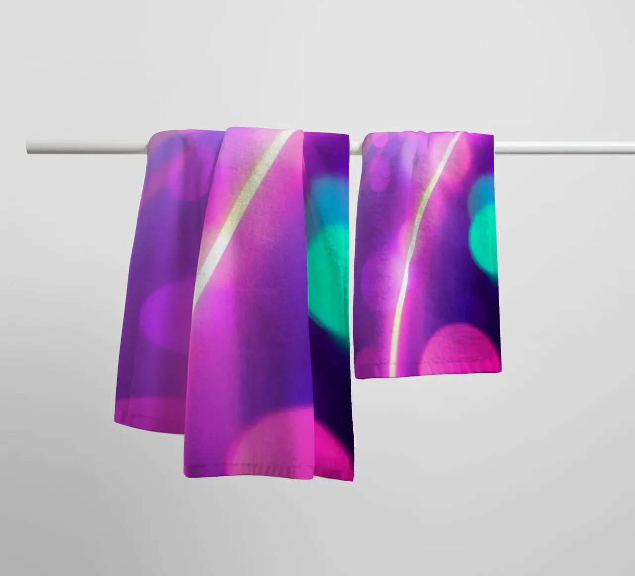 Vibrant abstract background with colorful circles blurred towel by DesignDoodle