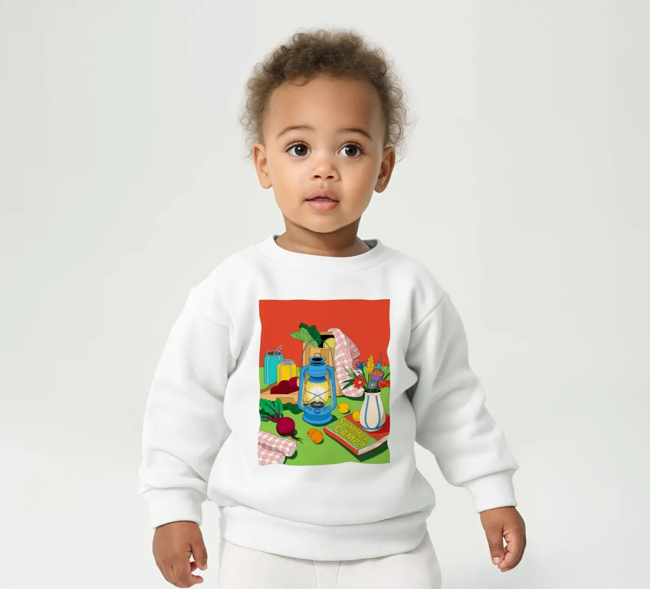 Rustikaler Charme Baby Sweatshirt von Murni Strokes