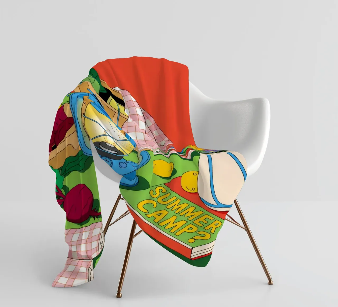Fascino rustico coperta in pile da Murni Strokes