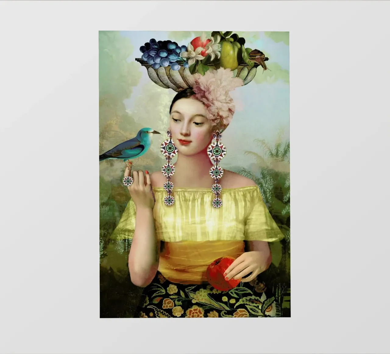 9 of Pentacles telo in pvc da Catrin Welz-Stein