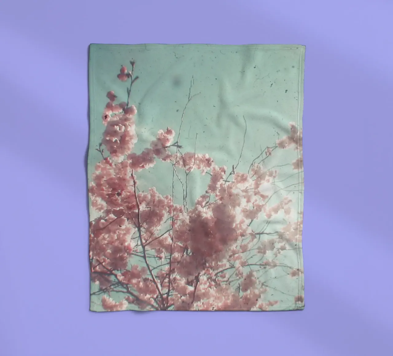 Candy Floss fleece blanket by Cassia Beck Photography