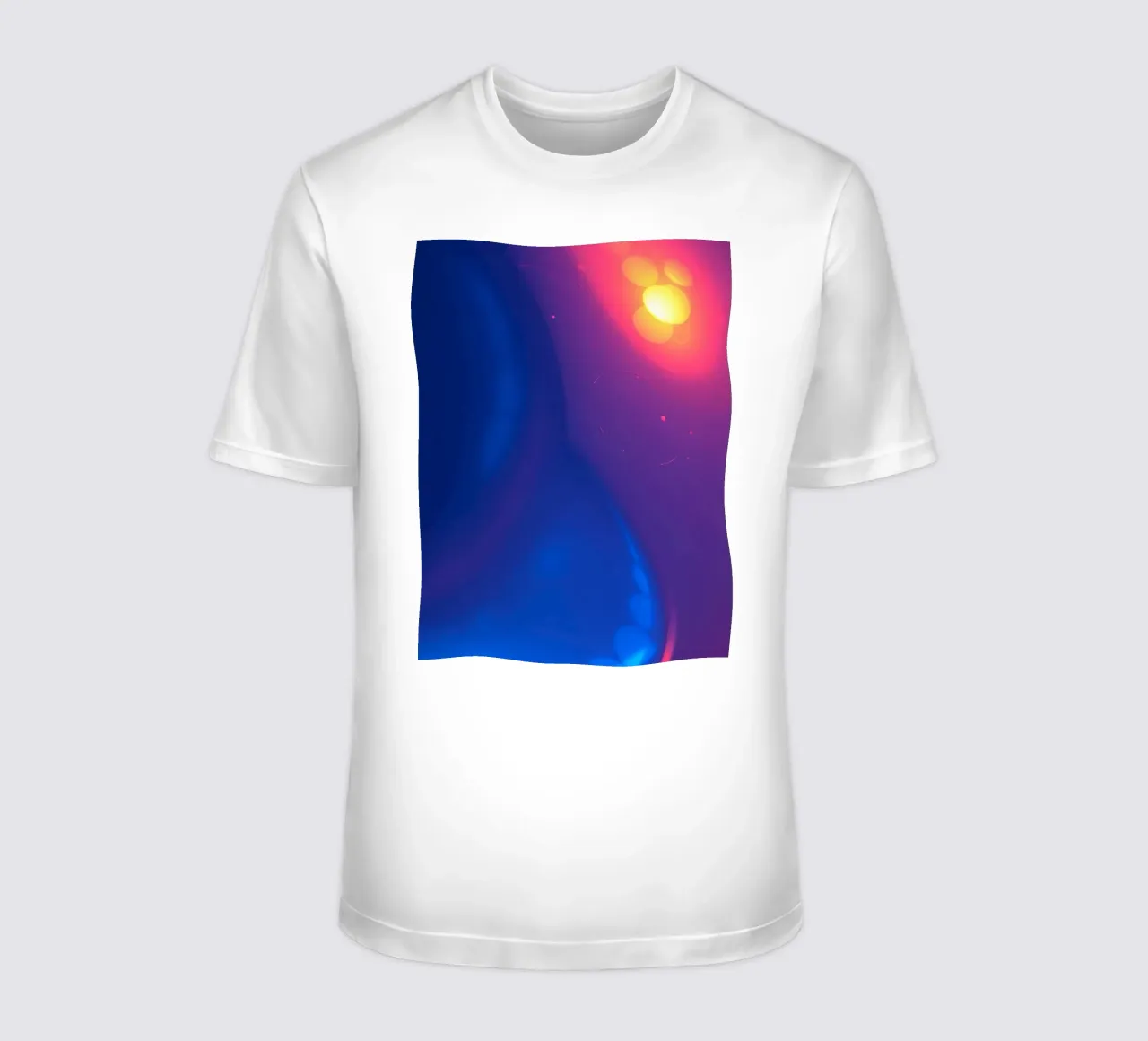 Motif abstrait vibrant mettant en valeur des motifs lumineux colorés t-shirt de DesignDoodle