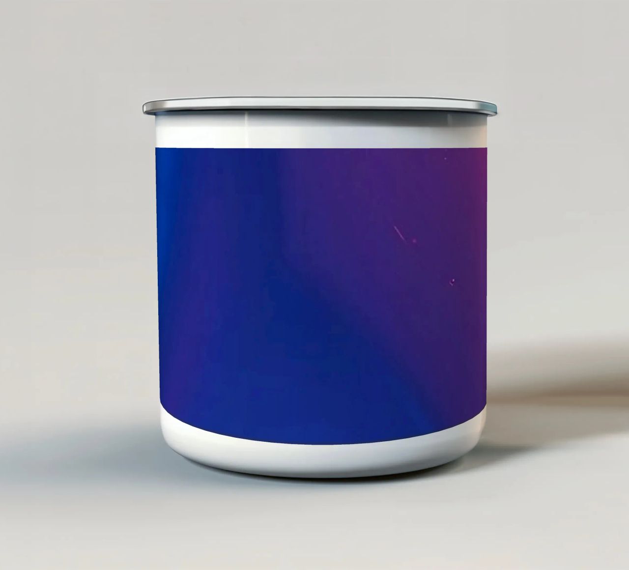 Vibrant abstract design showcasing colorful light patterns enamel mug by DesignDoodle