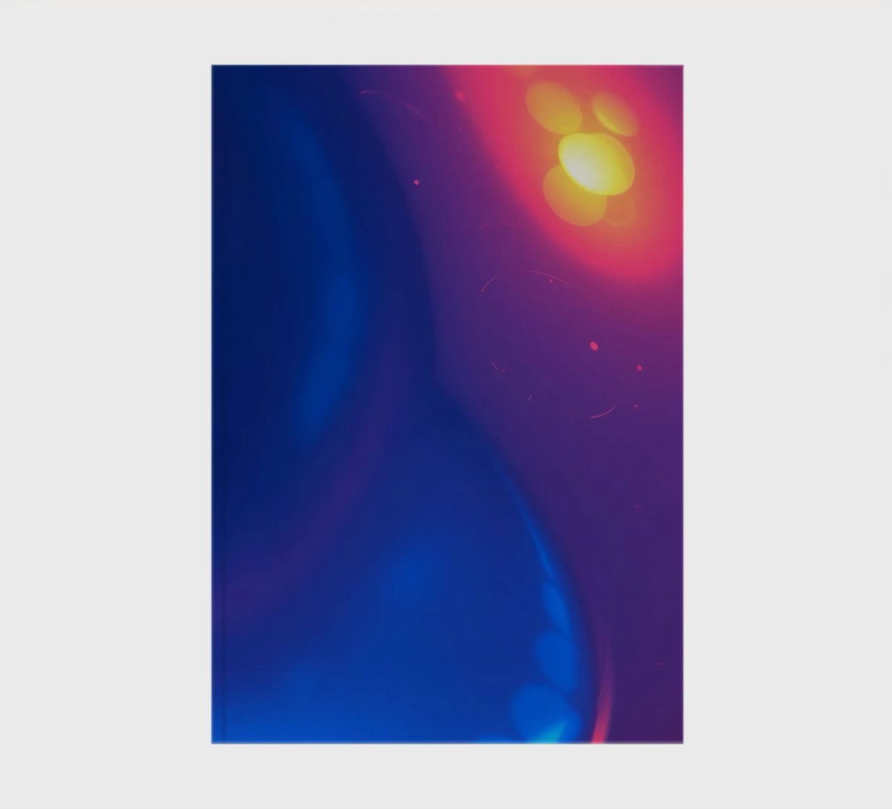 Vibrant abstract design showcasing colorful light patterns notebook by DesignDoodle