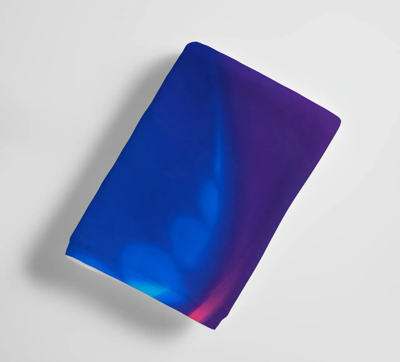 Vibrant abstract design showcasing colorful light patterns towel by DesignDoodle